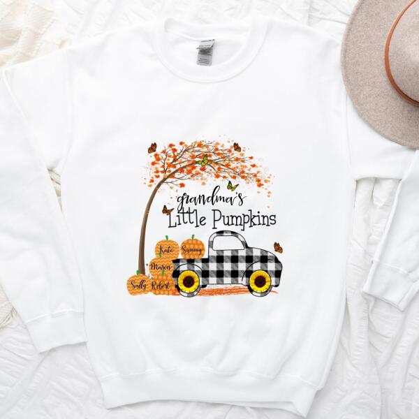 Grandmas Little Pumpkins Personalized Top