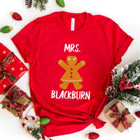 Personalized Mr & Mrs Christmas Tee