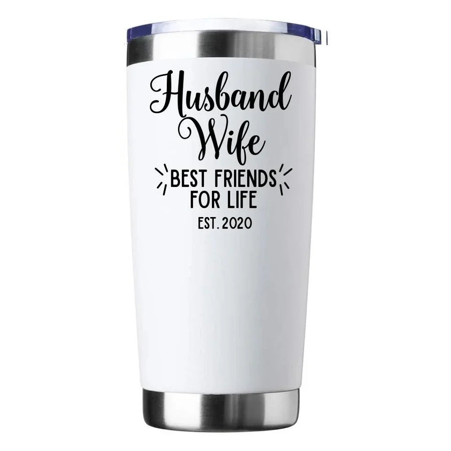 Husband Wife Besties Personalized Tumbler