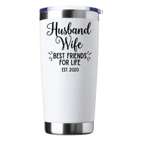 Husband Wife Besties Personalized Tumbler