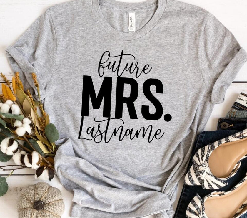 Future Mrs & Mr Personalized T-Shirt