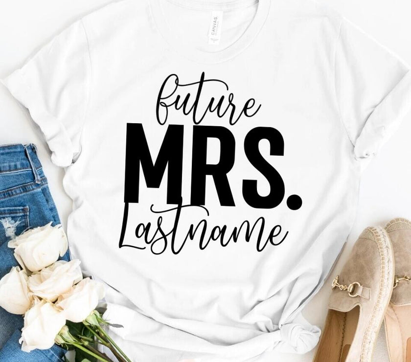 Future Mrs & Mr Personalized T-Shirt