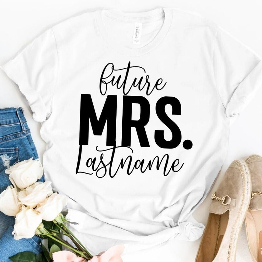 Future Mrs & Mr Personalized T-Shirt