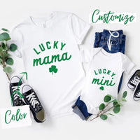 Lucky  Mom and Me  St. Patty's  Tee