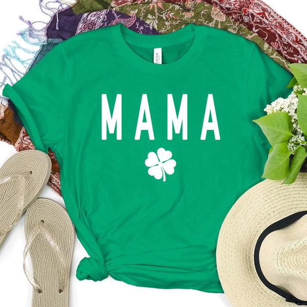 Lucky Mama & Mini Shirt Set – Matching Clover Tees