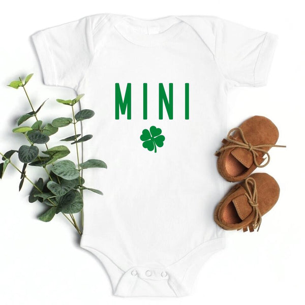 Lucky Mama & Mini Shirt Set – Matching Clover Tees