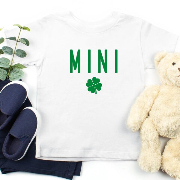 Lucky Mama & Mini Shirt Set – Matching Clover Tees