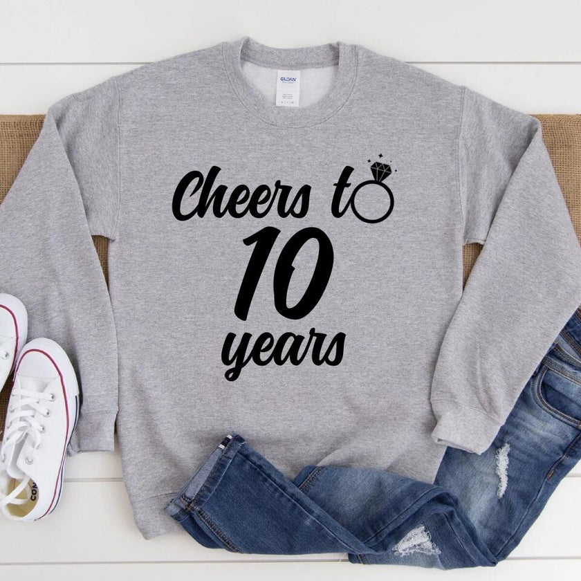 Cheers to Many Years Personalized Anniversary T-shirt