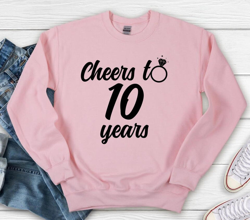 Cheers to Many Years Personalized Anniversary T-shirt