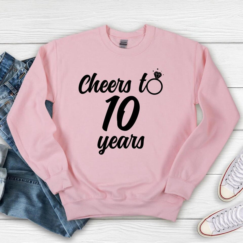 Cheers to Many Years Personalized Anniversary T-shirt