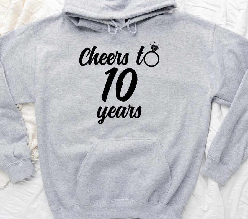 Cheers to Many Years Personalized Anniversary T-shirt