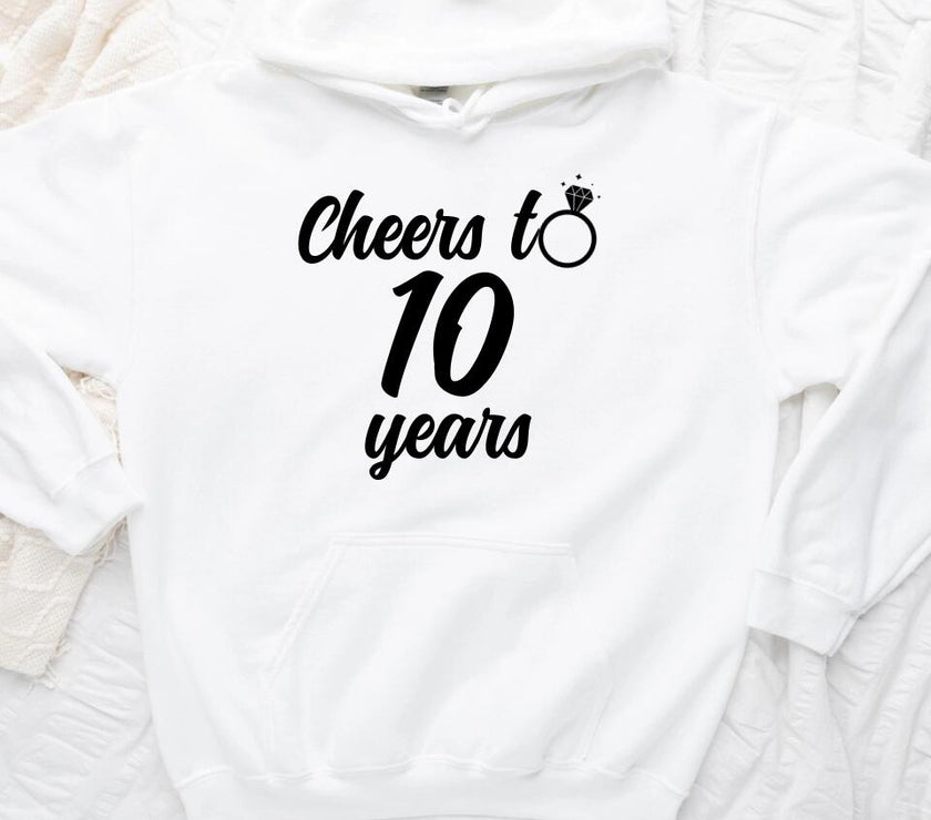 Cheers to Many Years Personalized Anniversary T-shirt