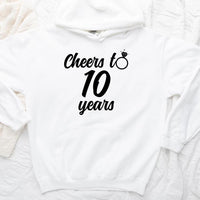 Cheers to Many Years Personalized Anniversary T-shirt