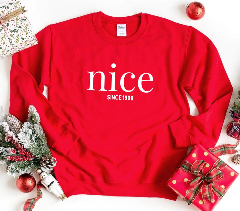 Naughty Or Nice Personalized Christmas Top