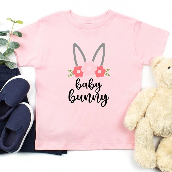 Bunny Flower Tee - Mom and Daughter Easter Tee