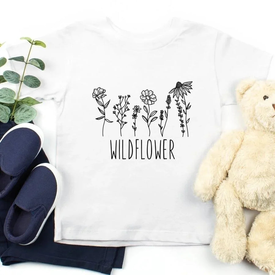 Raising Little Wildflowers Tee - Mom and Me Easter Tee