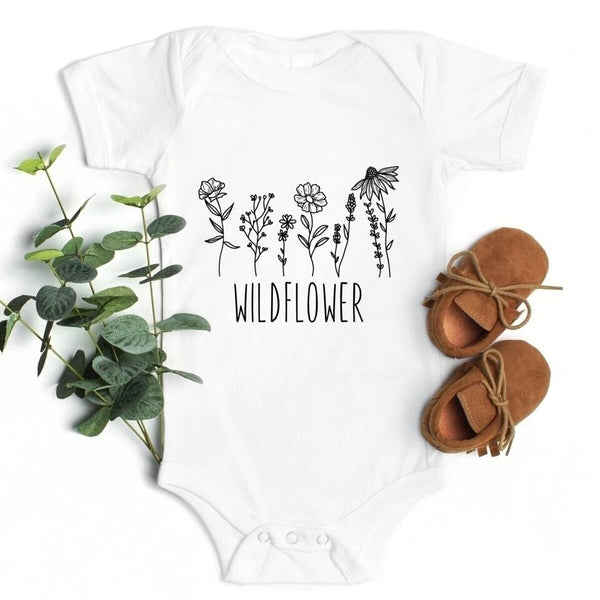 Raising Little Wildflowers Tee - Mom and Me Easter Tee