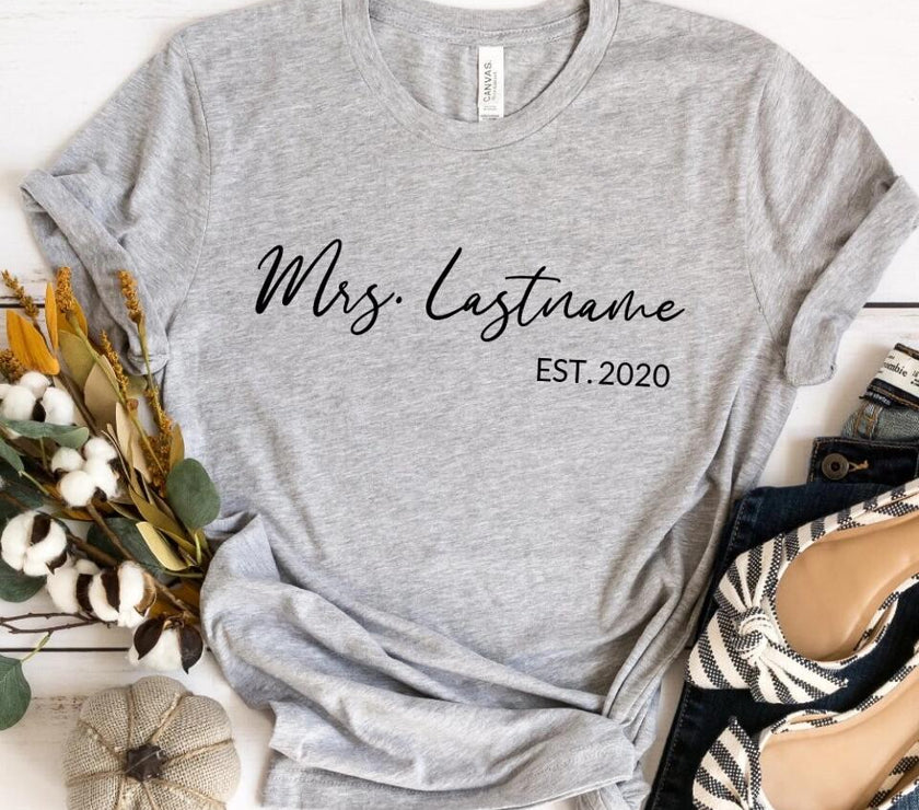 Mrs. Personalized Top