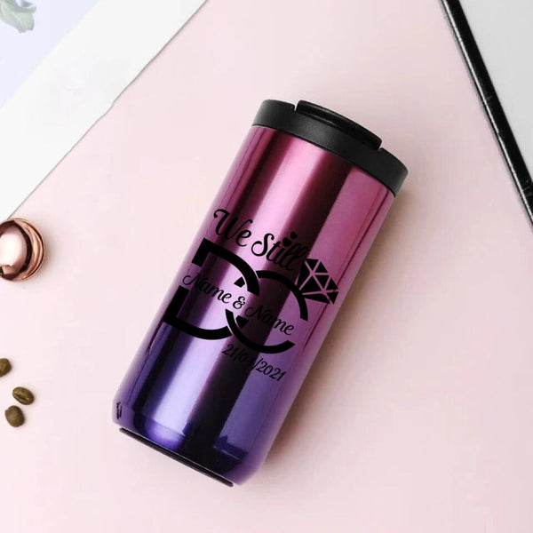 Vaso de café personalizado de 14 oz "We Still Do Centered"