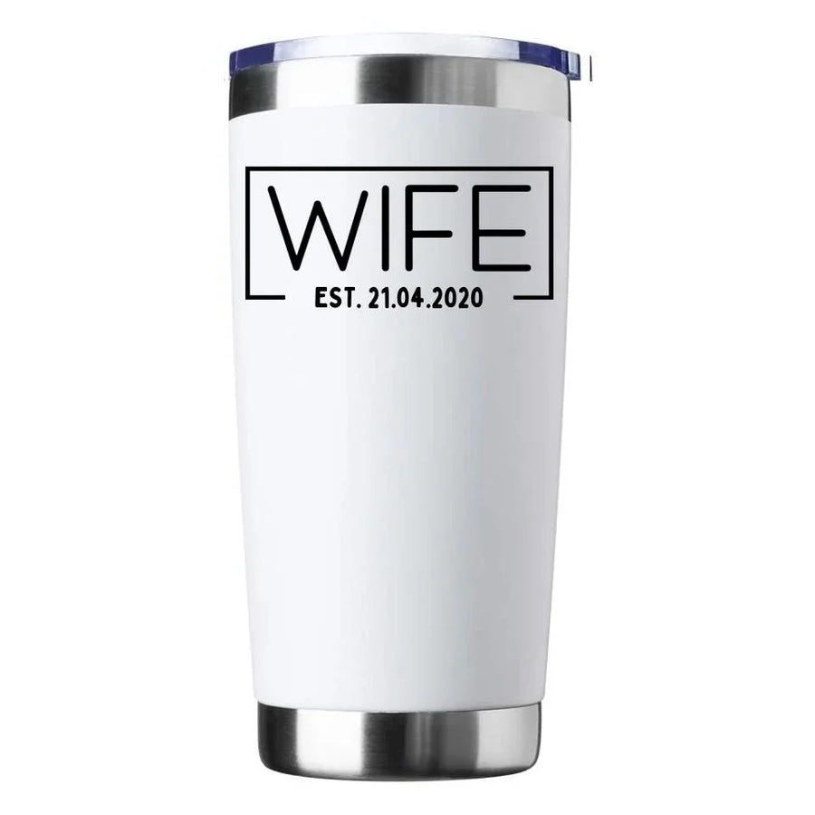 Wife Hubs Established Personalized Tumblers