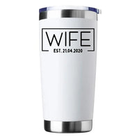 Wife Hubs Established Personalized Tumblers