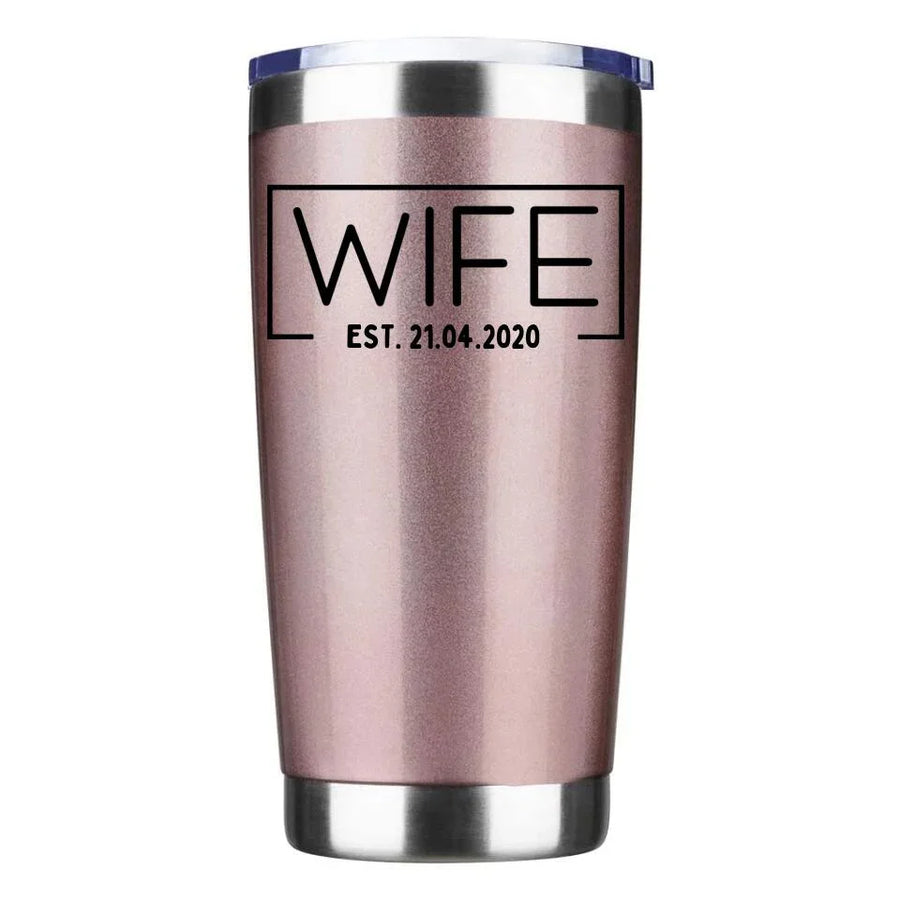 Wife Hubs Established Personalized Tumblers