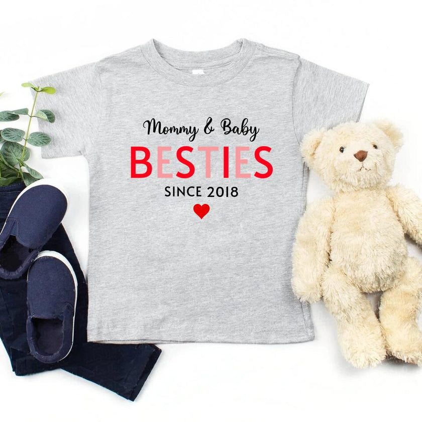 Mommy & Daughter Besties Since Personalized Tee