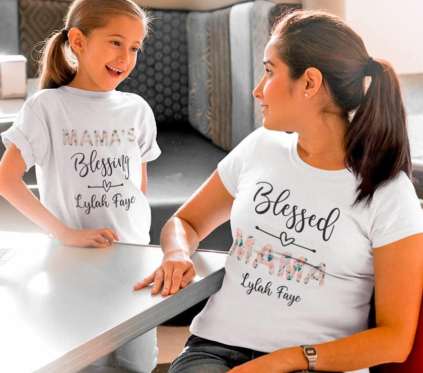 Blessed Mama & Mama's Blessing Tee