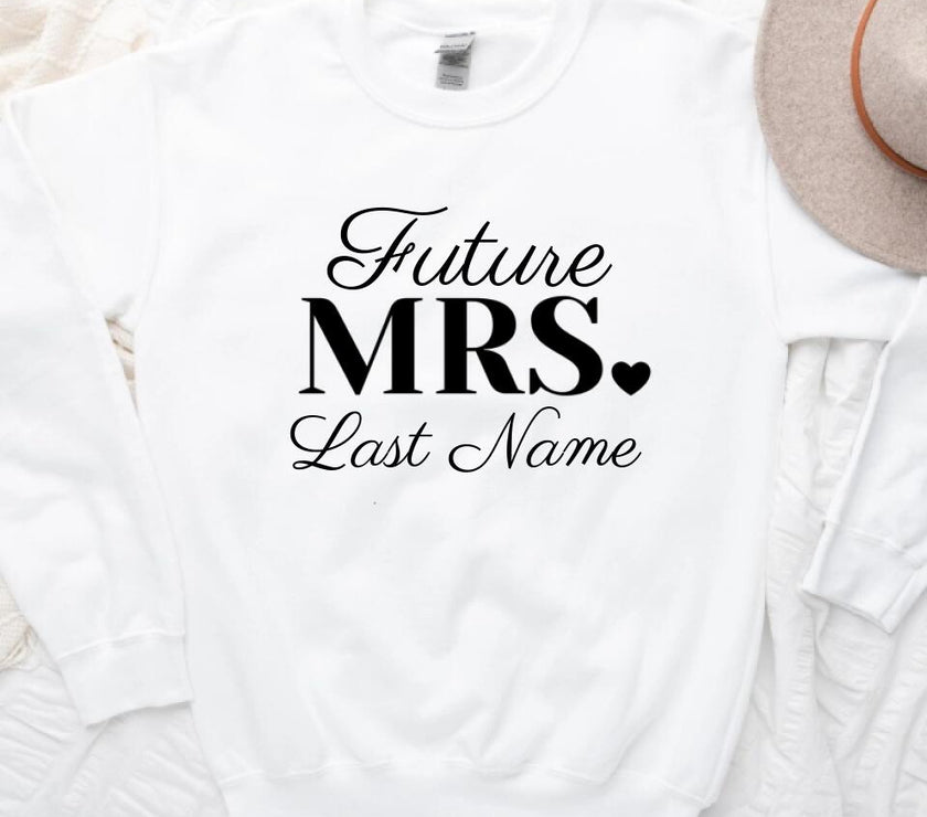 Mrs. Last Name Personalized Top