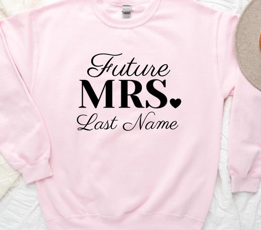 Mrs. Last Name Personalized Top