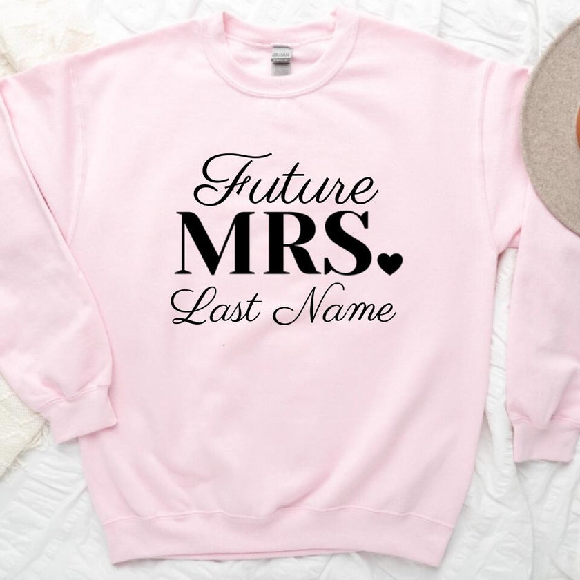 Mrs. Last Name Personalized Top