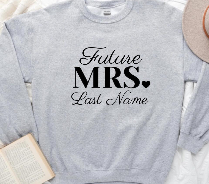 Mrs. Last Name Personalized Top