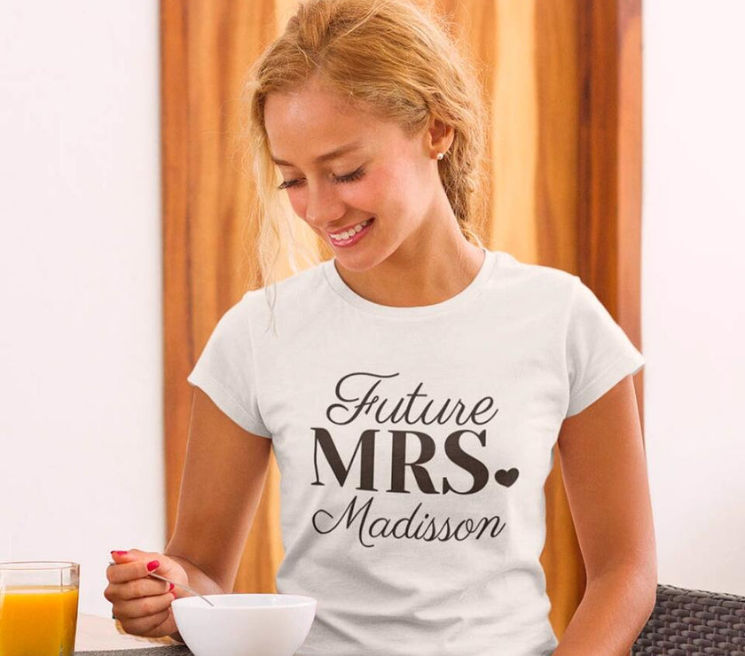 Mrs. Last Name Personalized Top