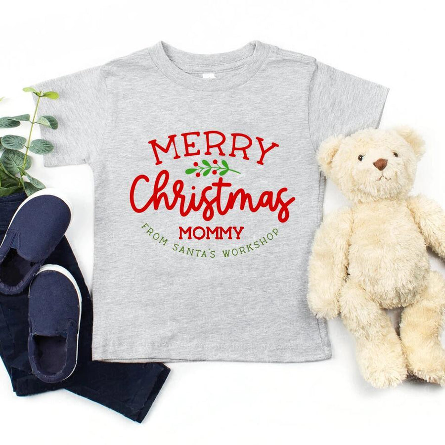 Merry Christmas Family Personalized Tee