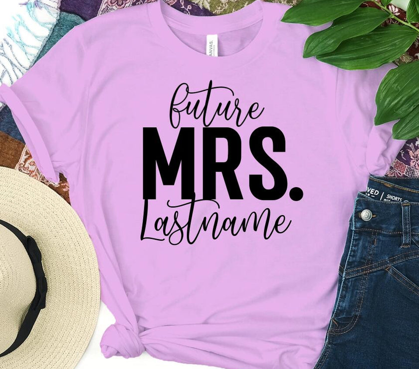 Future Mrs & Mr Personalized T-Shirt