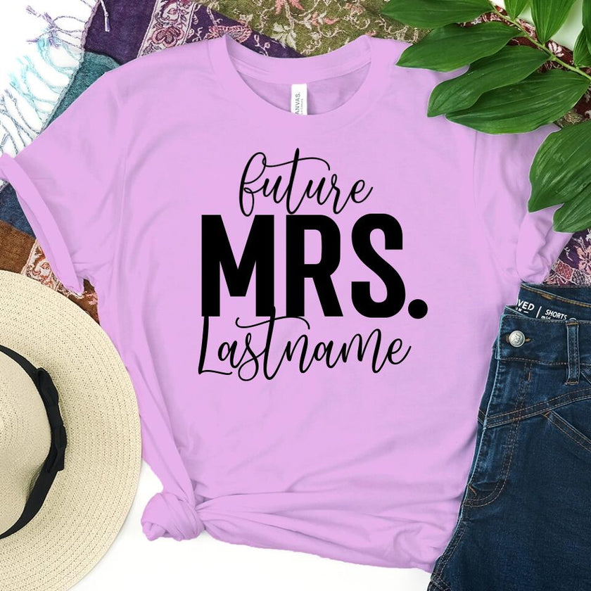 Future Mrs & Mr Personalized T-Shirt