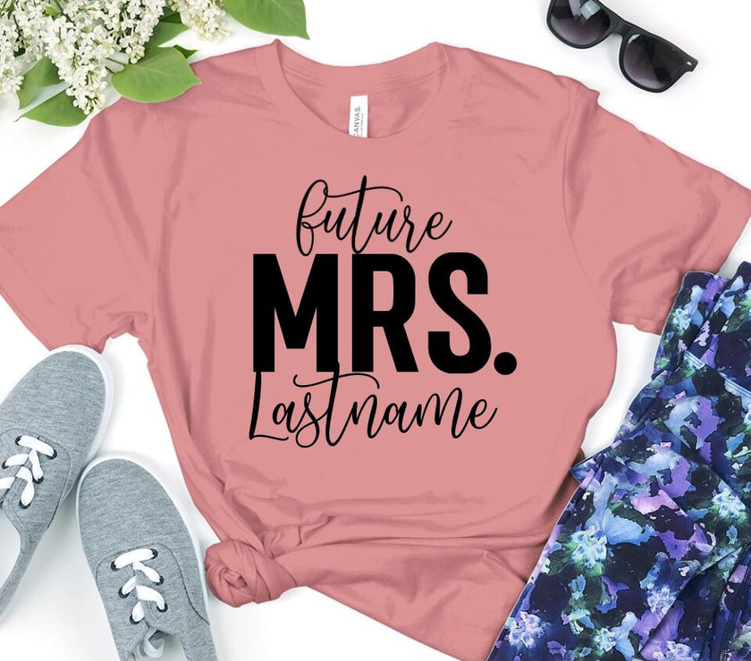 Future Mrs & Mr Personalized T-Shirt