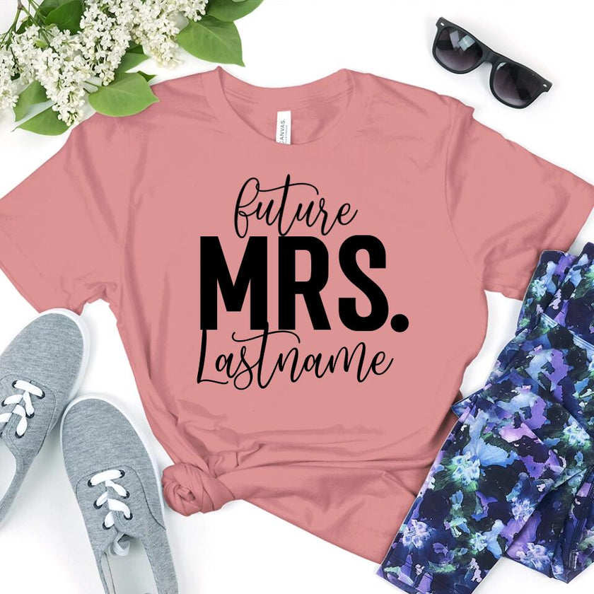 Future Mrs & Mr Personalized T-Shirt