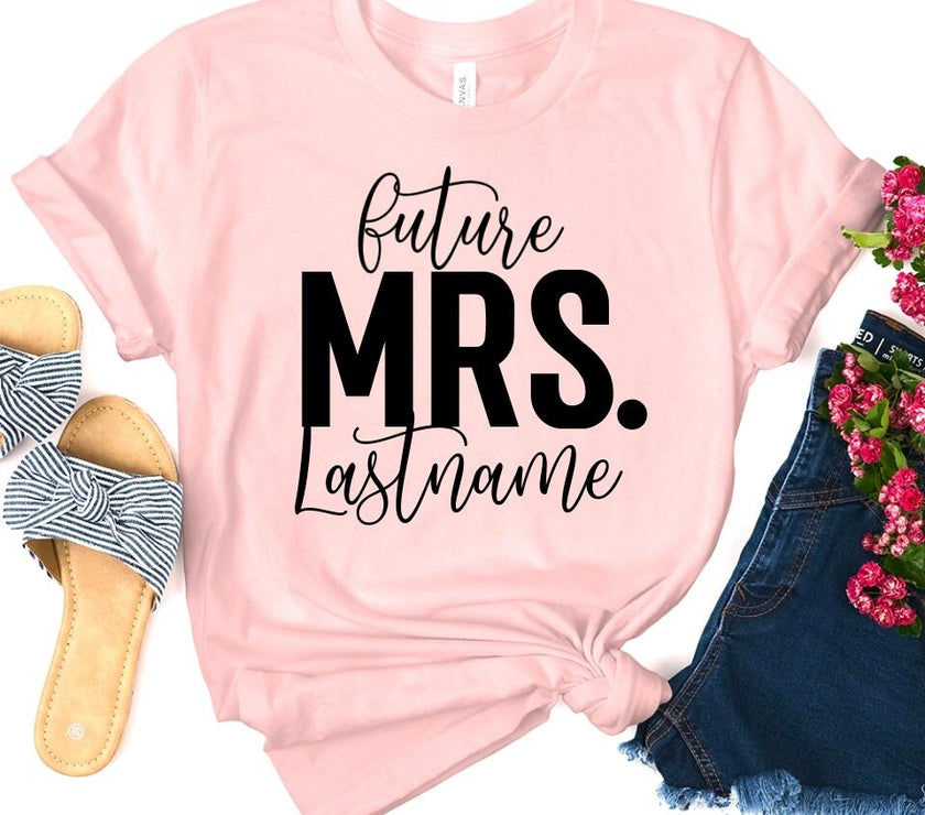 Future Mrs & Mr Personalized T-Shirt