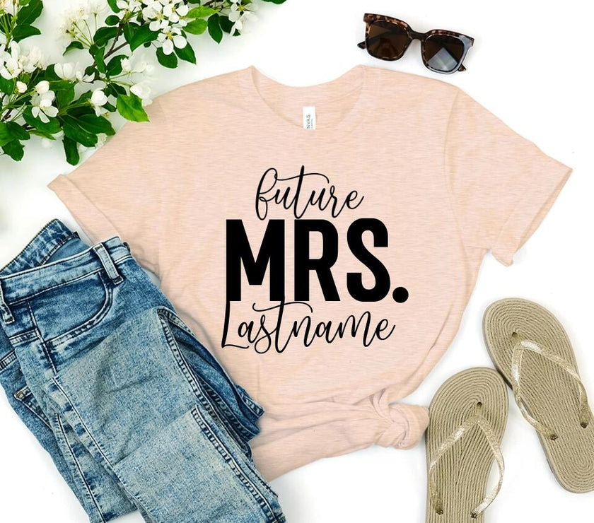 Future Mrs & Mr Personalized T-Shirt