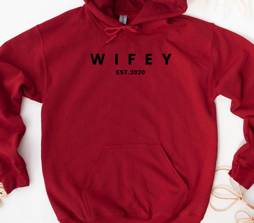 Wifey Personalized Crewneck Tee