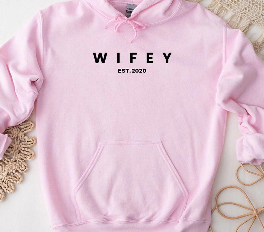 Wifey Personalized Crewneck Tee