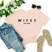 Wifey Personalized Crewneck Tee