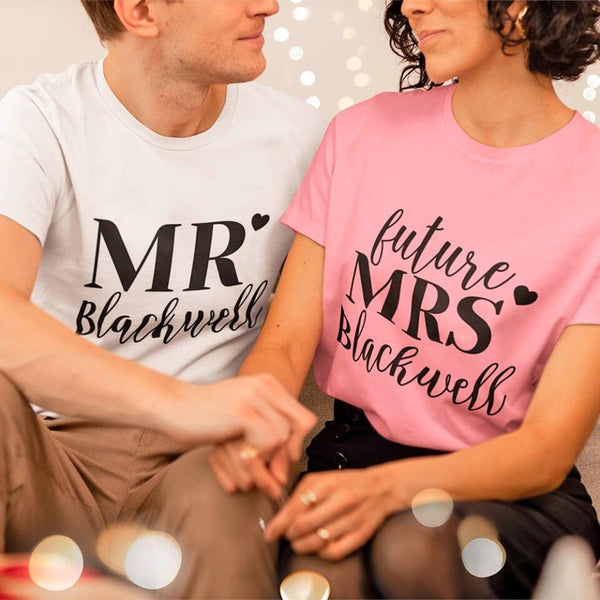 Mr & Mrs. Personalized Top
