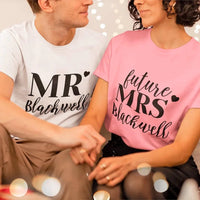 Mr & Mrs. Personalized Top