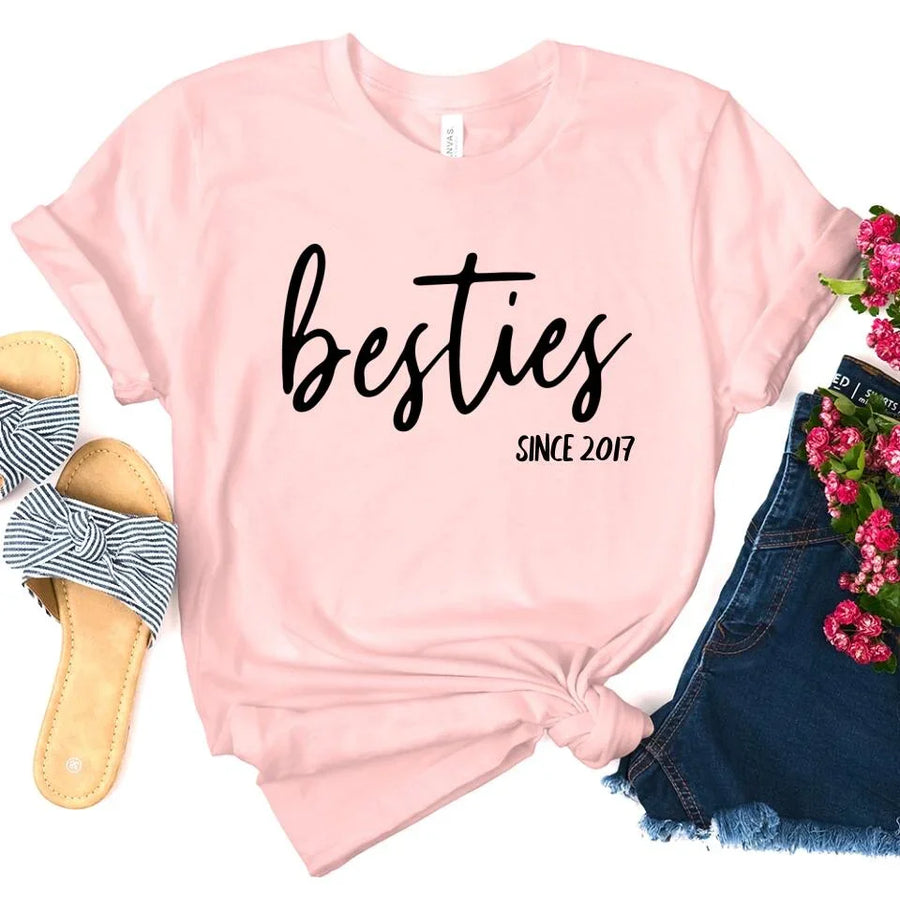 Besties Since Personalized Top