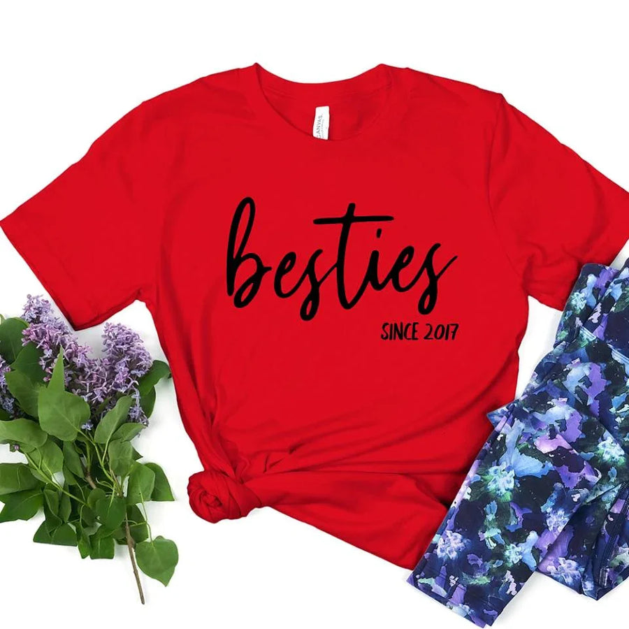 Besties Since Personalized Top