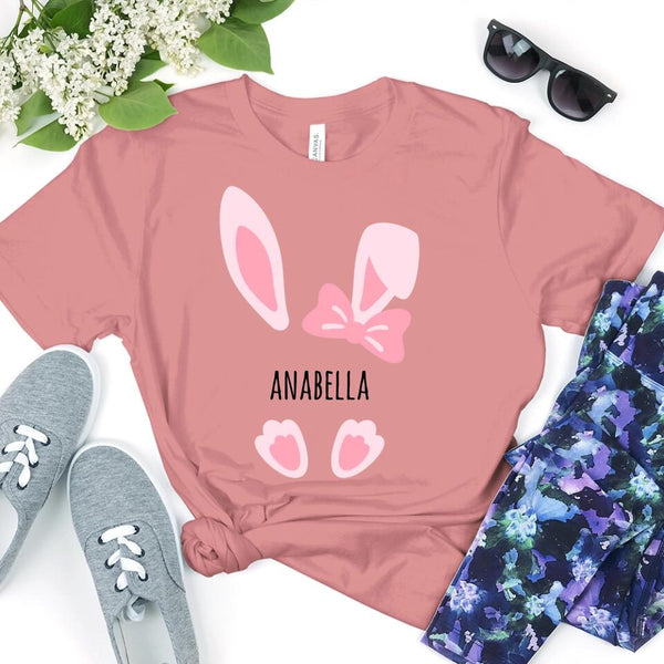 Easter Personalized Mom & Baby Bunny Tee