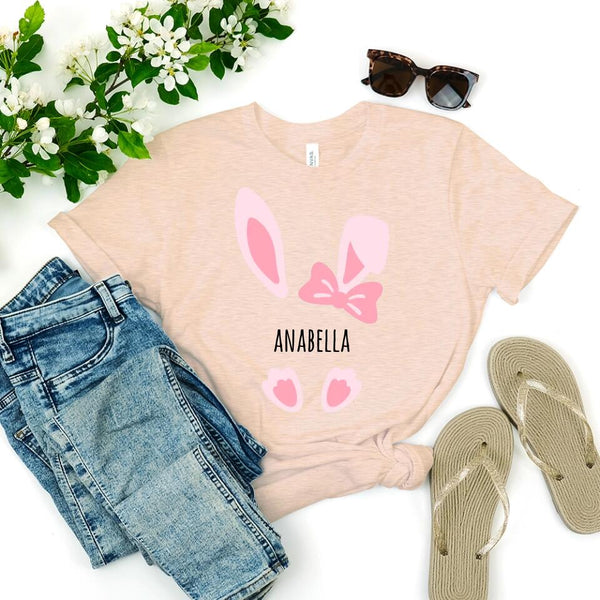 Easter Personalized Mom & Baby Bunny Tee