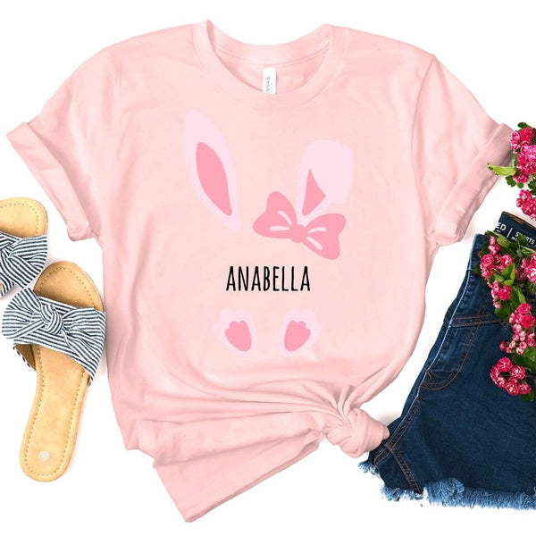 Easter Personalized Mom & Baby Bunny Tee